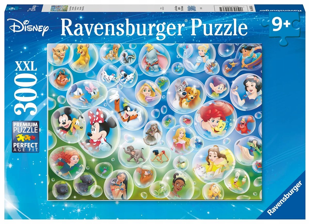 RAVENSBURGER Puzzle Disney Bańki Mydlane 300 Elementów