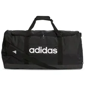 Torby męskie - Torba adidas Linear Duffel L JE8344 - czarna - miniaturka - grafika 1