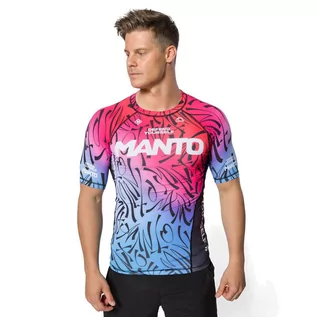 Kimona, stroje i obuwie - Rashguard męski MANTO Multi Gradient czerwony MNR854_BLK_2S L - grafika 1