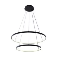 Lampy sufitowe - Breno D60 lampa wisząca 2xLED/50W czarna 18140BK-2 - miniaturka - grafika 1