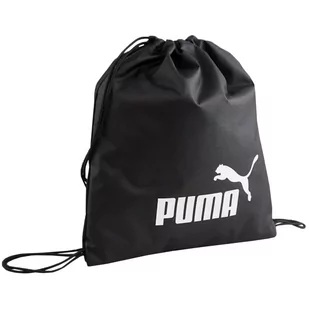 Puma, Worek sportowy Phase Gym Sack, 079944-01, Czarny - Plecaki worki - miniaturka - grafika 1