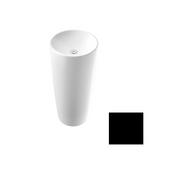 Umywalki - Marmorin Noemi S Umywalka wolnostojąca 40x40x84,5 cm czarny połysk PS062010400CZAR - miniaturka - grafika 1