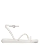 Sandały damskie - Crocs Sandały Miami Ankle Strap Sandal 212256 Beżowy - miniaturka - grafika 1