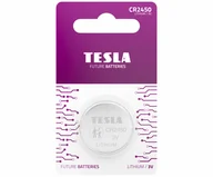 Baterie i akcesoria - Bateria litowa TESLA CR2450 B1 3,0V - miniaturka - grafika 1