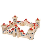 Klocki - Goki Klocki "Drewniany zamek" - miniaturka - grafika 1