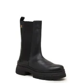 Sztyblety damskie - Tommy Hilfiger Skórzane sztyblety - miniaturka - grafika 1