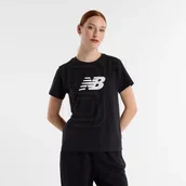Koszulki i topy damskie - Koszulka New Balance S/S Sport Jersey Logo W WT43582BK L - miniaturka - grafika 1