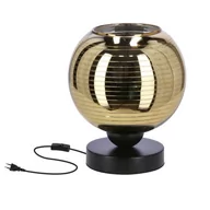 Lampy stojące - Trio lampka stołowa 1-punktowa czarna/złota 41-11978 - miniaturka - grafika 1