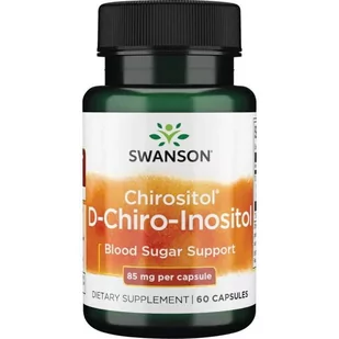 SWANSON D-Chiro-Inozytol z manganem Chirositol 60 kapsułek - Suplementy naturalne - miniaturka - grafika 1