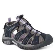 Buty trekkingowe dziecięce - Sandały Regatta Westshore Jnr RKF600 Granatowy - miniaturka - grafika 1