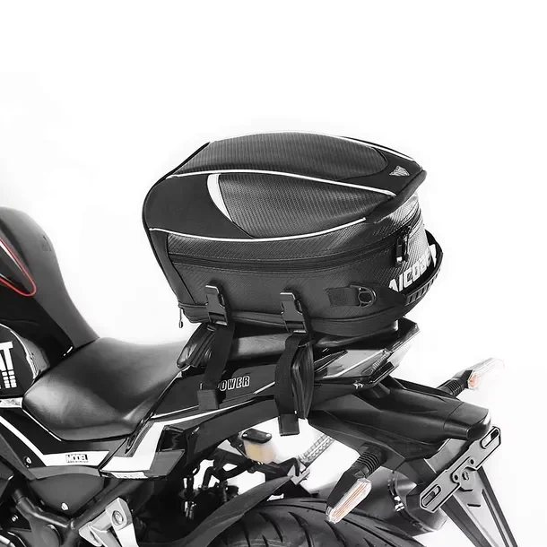 Sakwa Motocyklowa kufer Torba Tylna Wodoodporna 15-18L ZM11
