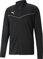 Bluzy męskie - Puma Bluza męska Puma teamRISE Training Poly Jacket czarna 657392 03 S - miniaturka - grafika 1