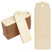 Zakładki indeksujące - ZAKŁADKA ZAKŁADKI DO KSIĄŻKI DREWNIANE WZORY 50szt - miniaturka - grafika 1