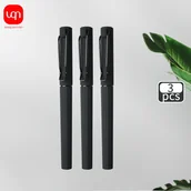 Inne - TEMU WQN 3/6/12 szt. Czarny Neutralny Długopis Duża Pojemność 0.7mm Wysokiej Jakości Elastyczny Uchwyt na Długopis Długopis do Ćwiczeń Podpisu - miniaturka - grafika 1