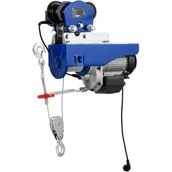 Podnośniki - Wciągarka elektryczna z suwnicą linowa 1600 W 12 m 500 kg - miniaturka - grafika 1