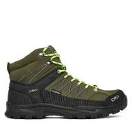 Buty trekkingowe dziecięce - Trekkingi CMP Rigel Mid WaterProof 3Q12944J Zielony - miniaturka - grafika 1