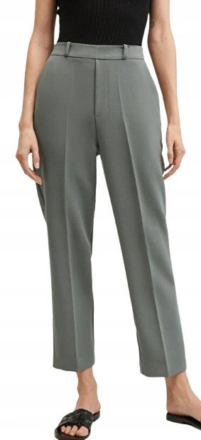 Mango Spodnie Damskie Khaki Casual 7/8 Xl Łtm