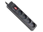 Listwy zasilające - HAMA LISTWA ANTYPRZEPIĘCIOWA 4x SCHUKO 1,5M 2500W - miniaturka - grafika 1