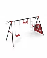Place zabaw - PLAC ZABAW METALOWY ALLAN CZERWONY 4IQ - miniaturka - grafika 1