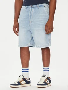 DC Szorty jeansowe Carpenter ADYDS03022 Błękitny Baggy Fit - Spodenki męskie - miniaturka - grafika 1