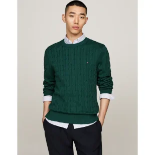 Tommy Hilfiger Sweter | Regular Fit - Swetry męskie - miniaturka - grafika 1