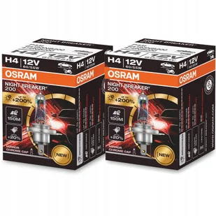 Osram żarówka H4 Night Breaker Laser +200% +150m - Żarówki samochodowe - miniaturka - grafika 1