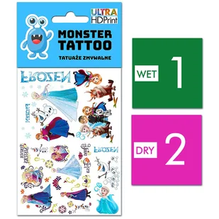 TATUAŻE ZMYWALNE DLA DZIECI FROZEN KRAINA LODU WZORY ORYGINALNE - Zabawki kreatywne TATUAŻE ZMYWALNE DLA DZIECI FROZEN KRAINA LODU WZORY ORYGINALNE - Zabawki kreatywne - miniaturka - grafika 1