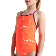 Stroje kąpielowe dla dziewczynek - Kostium kąpielowy dziewczęcy Arena Graphic Star Lightdrop - miniaturka - grafika 1