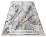 Dywany - Szary prostokątny dywan z imitacją marmuru N4-K69 - miniaturka - grafika 1