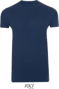 SOLS T-shirt męski Slim Fit 00580 Blue French Navy M - Koszulki męskie - miniaturka - grafika 1