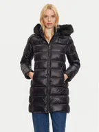 Kurtki damskie - Tommy Hilfiger Kurtka puchowa WW0WW43122 Czarny Regular Fit - miniaturka - grafika 1