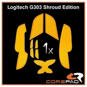 Podkładki pod mysz - Grip Corepad Logitech G303 Shroud Orange - miniaturka - grafika 1