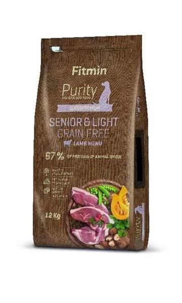 Fitmin Dog Purity Grain Free Senior&Light Rice, Venison & Lamb 2 kg