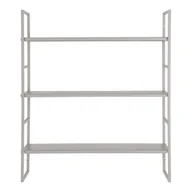 Półki do salonu - Półki Beja, stal, chłodny szary, 3 półki 48x17x55 cm - miniaturka - grafika 1