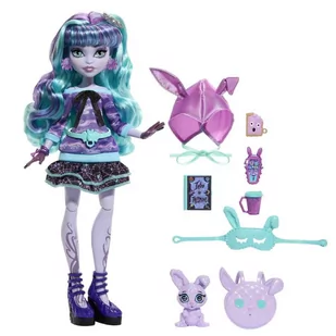 Monster High, Piżama Party, Twyla, lalka z akcesoriami - Lalki dla dziewczynek - miniaturka - grafika 1