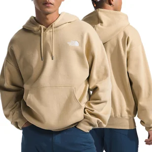 The North Face bluza męska beżowa z kapturem ocieplana NF0A84GELK5 XL - Bluzy męskie - miniaturka - grafika 1