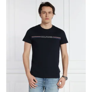 Tommy Hilfiger T-shirt | Slim Fit - Koszulki męskie - miniaturka - grafika 1
