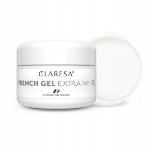 Claresa French Gel Extra White 30g Żel Budujący - Żele do paznokci Claresa French Gel Extra White 30g Żel Budujący - Żele do paznokci - miniaturka - grafika 1