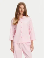 Piżamy damskie - United Colors Of Benetton Koszulka piżamowa 4QFZ3M00A Różowy Regular Fit - miniaturka - grafika 1