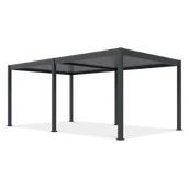 Kratki i pergole - Pergola tarasowa DELUXE Automatic + LED 3,6x6 Anthracite - Gutroof - miniaturka - grafika 1