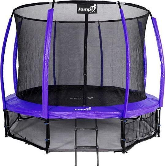Jumpi ogrodowa Maxy Comfort Plus z siatką wewnętrzną 10 FT 312 cm fioletowa