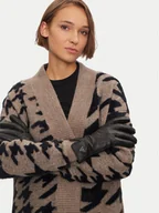 Rękawiczki - Guess Rękawiczki Damskie AM9449 LEA02 Czarny - miniaturka - grafika 1