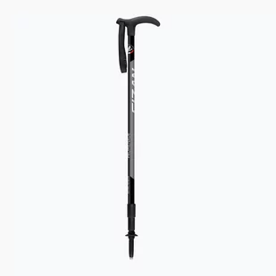 Laska turystyczna Fizan Promenade czarna S20 7505 62-140 cm - Kije trekkingowe - miniaturka - grafika 1