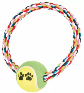 Trixie Piłka tenisowa Zabawka na sznurku - Denta Fun TX-3266 - Zabawki dla psów - miniaturka - grafika 1