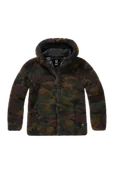 Kurtki damskie - Kurtka Damska Brandit Teddyfleece Kaptur WoodlandL - miniaturka - grafika 1