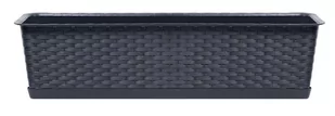 Prosperplast RATOLLA CASE P Doniczka 68,5x17,3x15cm antracyt ISR700P - Donice - miniaturka - grafika 1