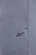 Spodnie męskie - Reebok spodnie dresowe kolor szary gładkie - miniaturka - grafika 1