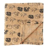 Pieluchy - Silly Sloth muślinowa pieluszka 110 x 110 cm - miniaturka - grafika 1