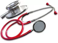 Urządzenia medyczne - Stetoskop Lekarski Tenso Ts-Dia02010 (Dwustronny) Czerwony - miniaturka - grafika 1