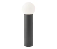 Lampy ogrodowe - Redo 90642 - Lampa zewnętrzna BULK 1xE27/28W/230V 50 cm IP44 antracyt - miniaturka - grafika 1